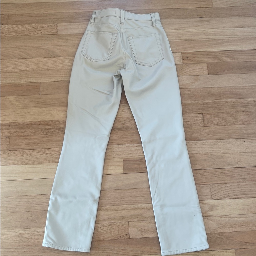 Abercrombie & Fitch Women's Off-White Straight Leg Jeans size 25/0R - Picture 6 of 9